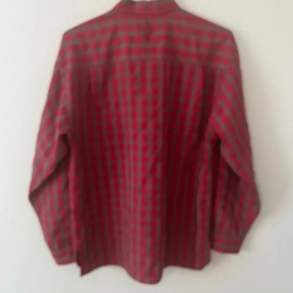 The North Face mens red plaid performance button down shirt size M - Picture 4 of 13